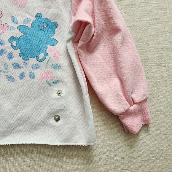 Vintage Bunny Bear PJ Top 2t - Picture 3 of 9